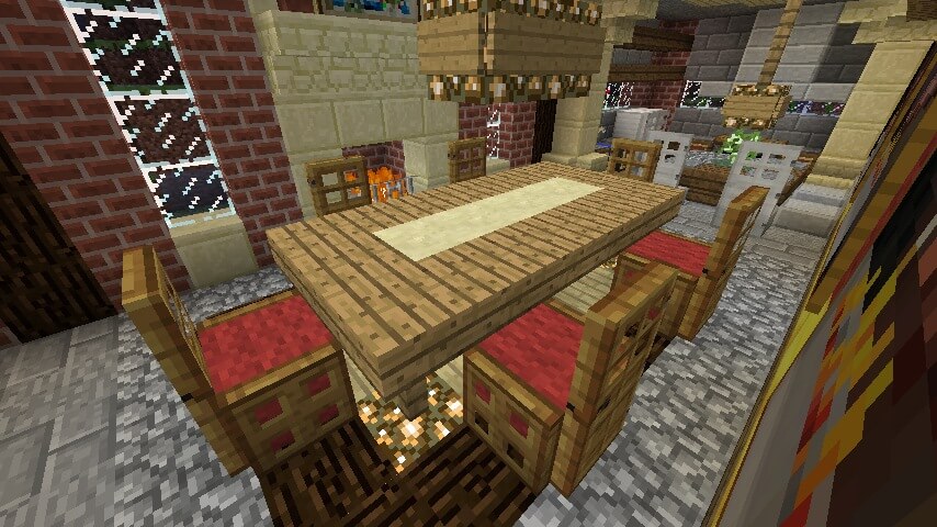 Minecraft Dining Room Chair Design - Minecraft Furniture