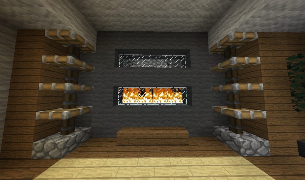 A Modern  Minecraft  Fireplace  Minecraft  Furniture