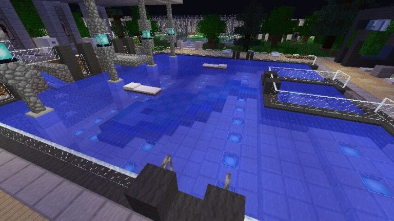 Pool Area - Minecraft Furniture