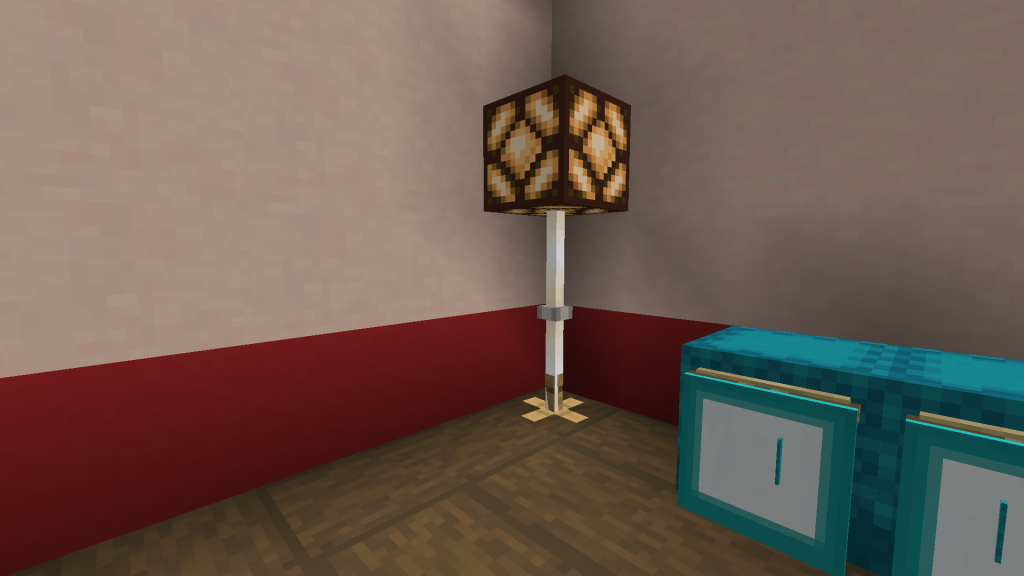 Floor Lamp with Stand Minecraft Furniture
