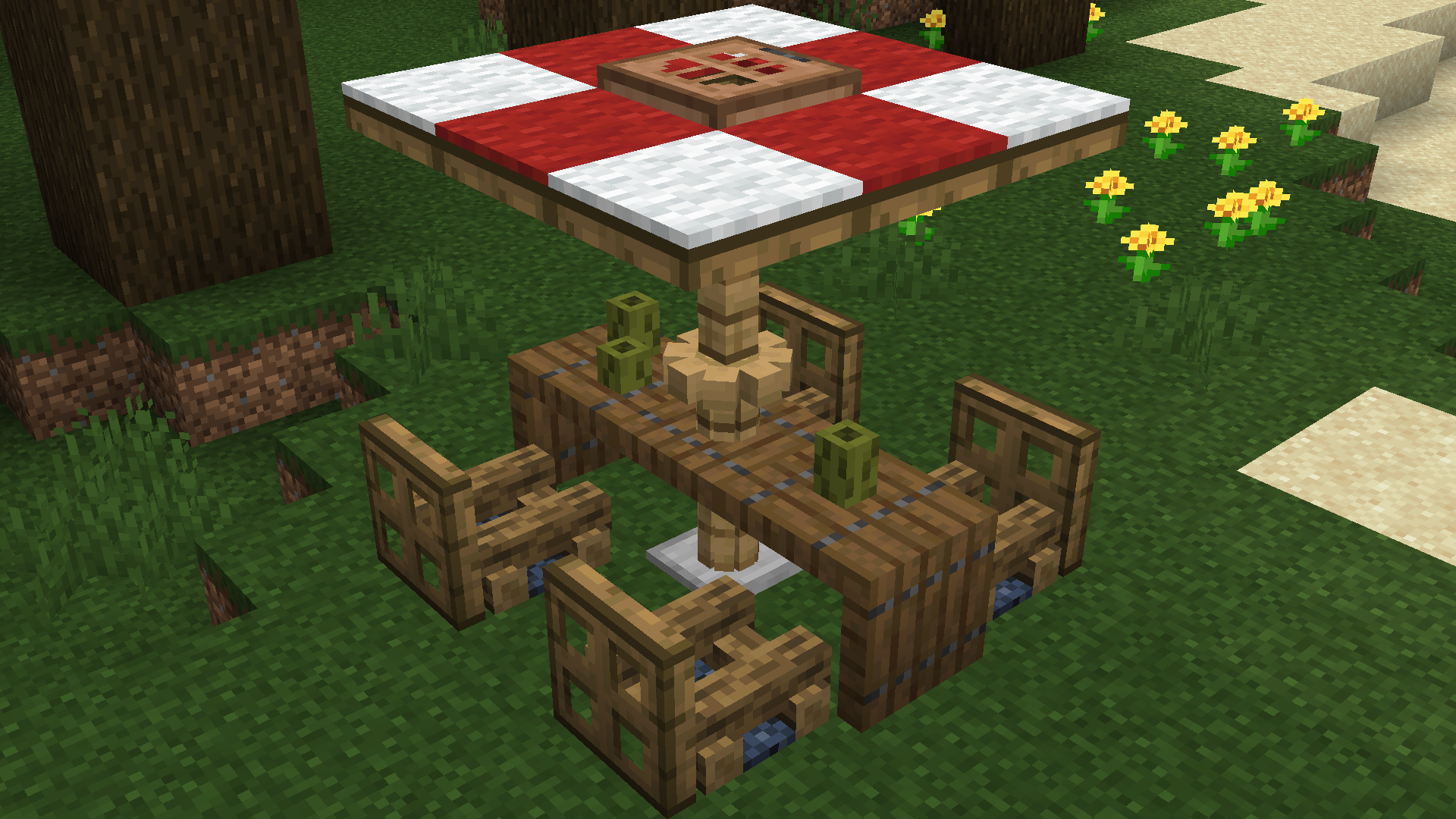 Picnic Table  Minecraft  Furniture