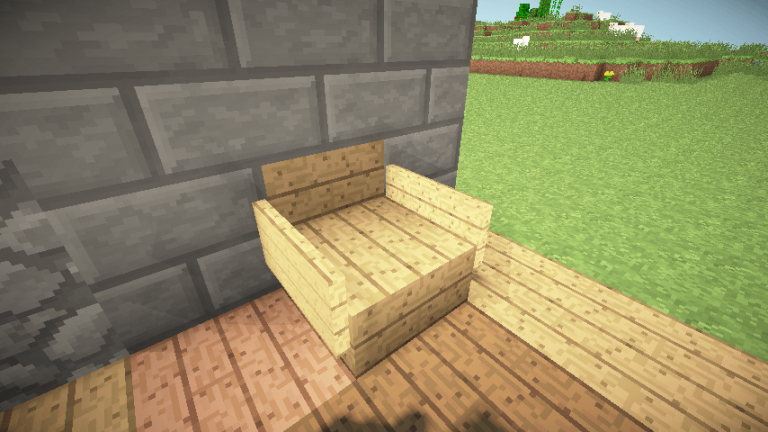 Slab Chair Ideas - Minecraft Furniture