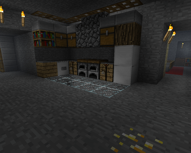 The Tom Bork Minecraft Kitchen Angled 