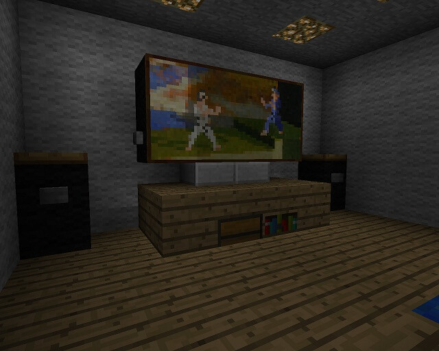 Large Television Design - Minecraft Furniture