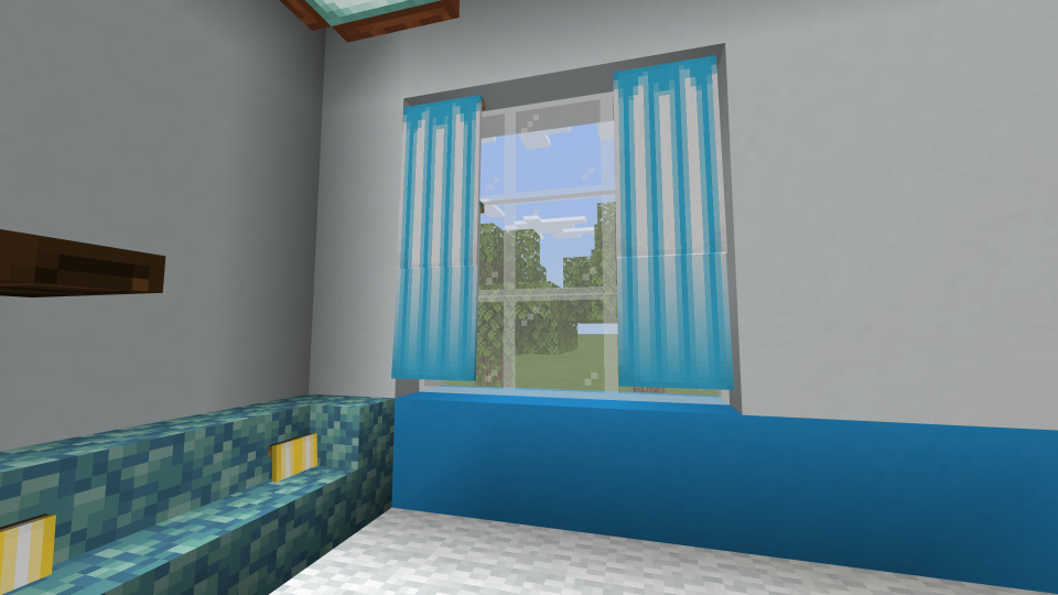 Minecraft Curtain Design Example