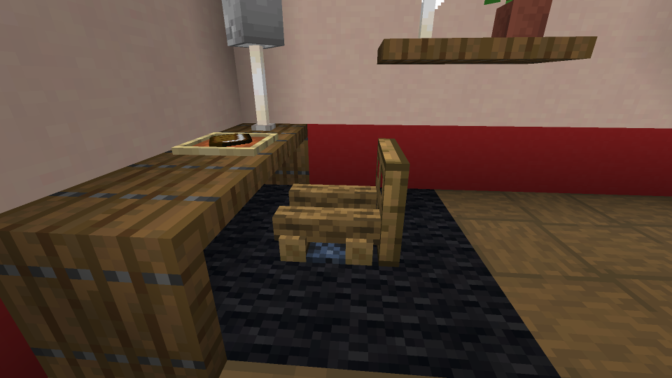 Minecraft Chair Stool Designs, How To Make A Comfy Chair In Minecraft
