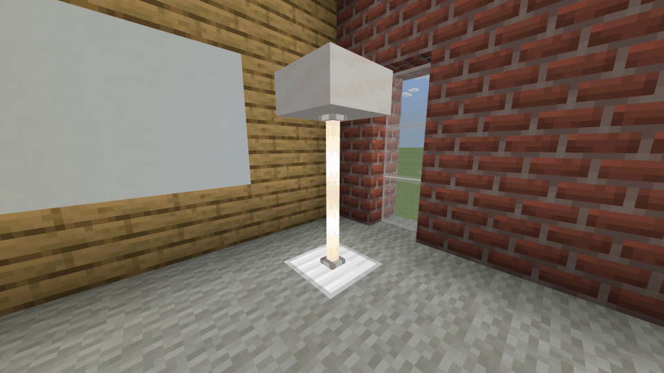 Minecraft-Modern-floor-Lamp