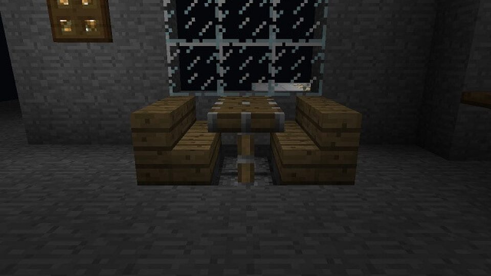 Diner Booth Table Minecraft Furniture